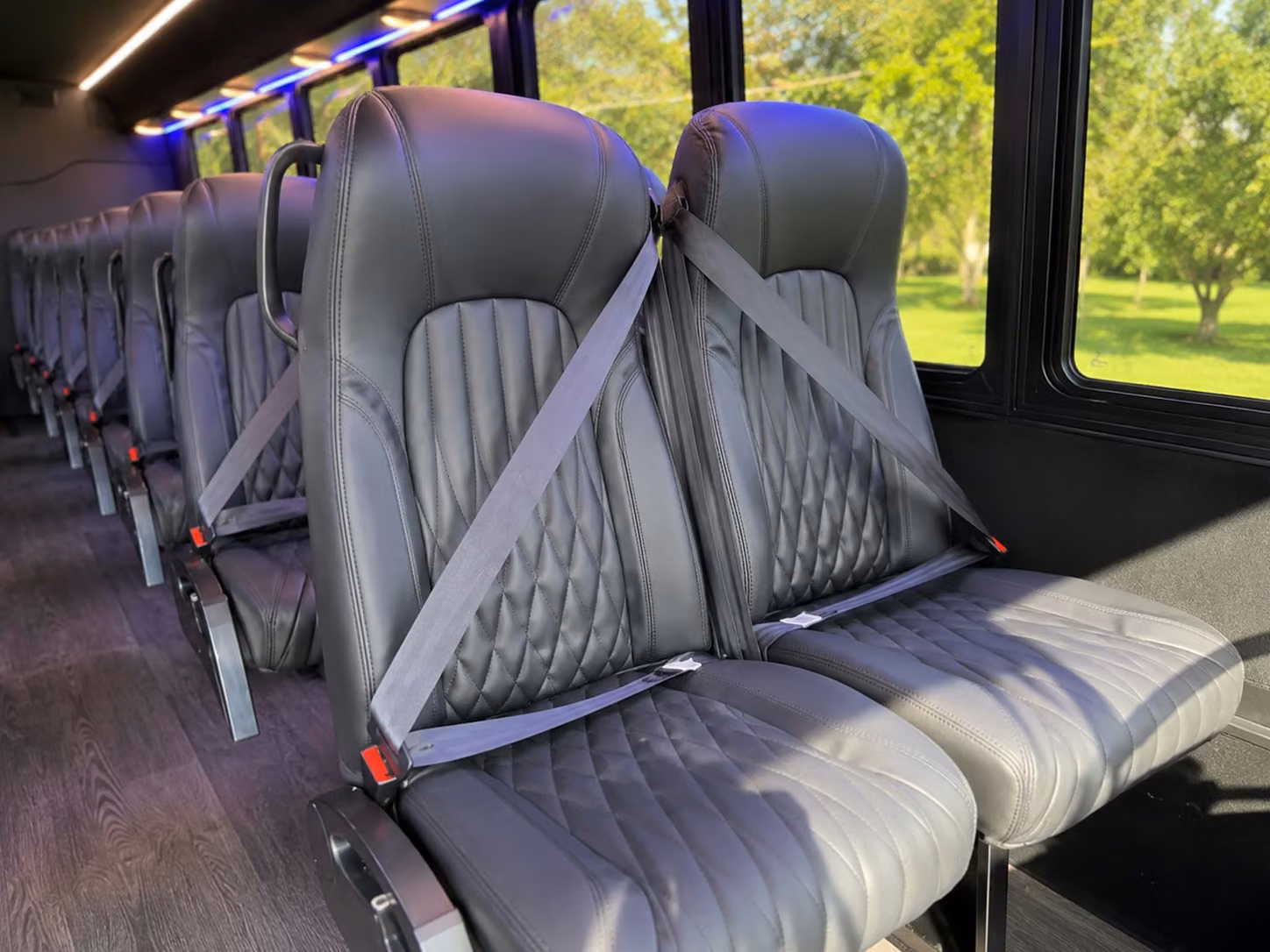 20 passenger minibus interior